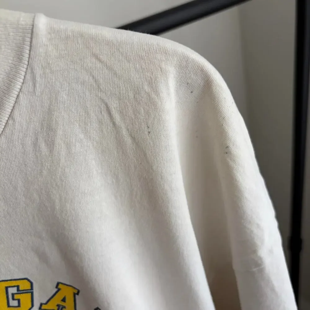 Vintage 90s Nike Michigan Basketball Tee Mens XL Retro University Streetwear